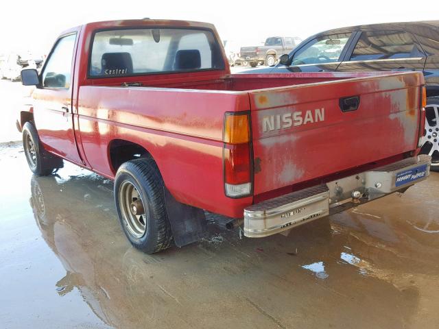 1N6SD11S5LC381072 - 1990 NISSAN D21 SHORT RED photo 3