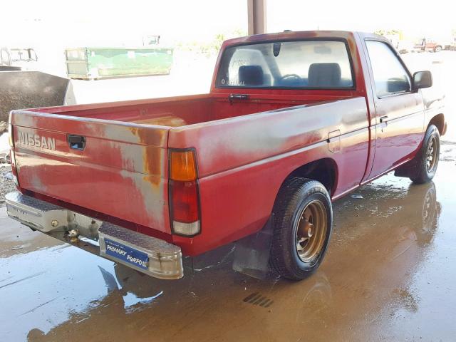 1N6SD11S5LC381072 - 1990 NISSAN D21 SHORT RED photo 4