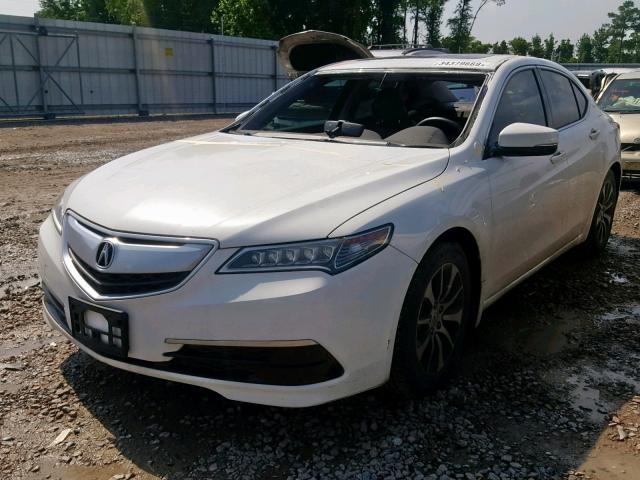 19UUB1F3XFA022188 - 2015 ACURA TLX WHITE photo 2