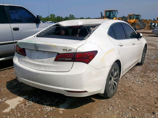 19UUB1F3XFA022188 - 2015 ACURA TLX WHITE photo 4