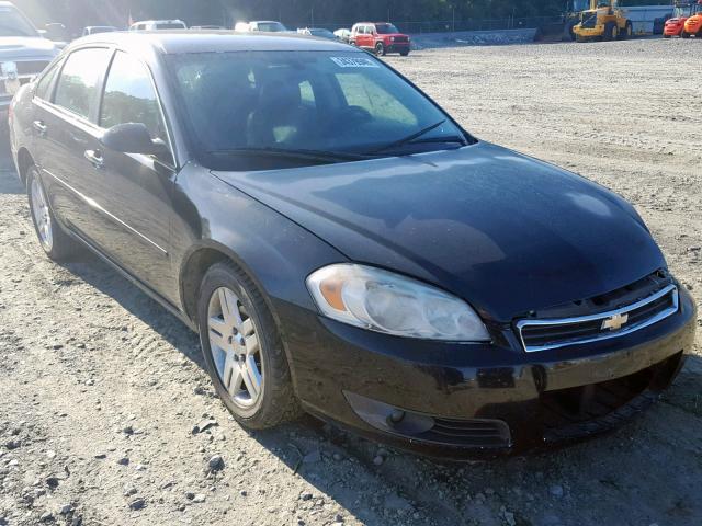 2G1WU58R779102161 - 2007 CHEVROLET IMPALA LTZ BLACK photo 1