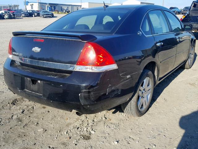 2G1WU58R779102161 - 2007 CHEVROLET IMPALA LTZ BLACK photo 4