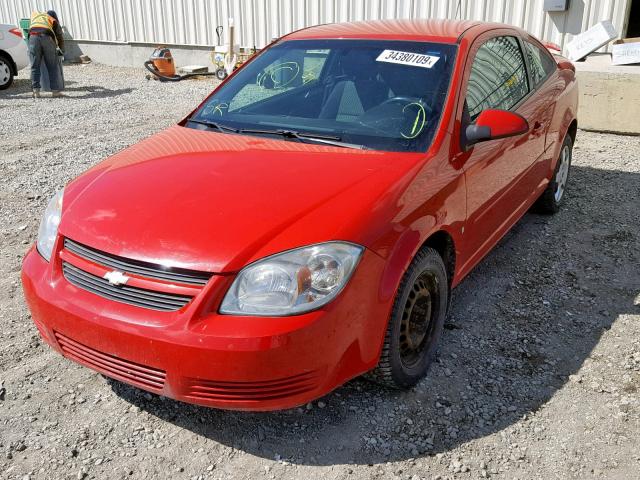 1G1AL15F787160466 - 2008 CHEVROLET COBALT LT RED photo 2