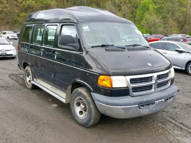 2B6HB11X62K144849 - 2002 DODGE RAM VAN B1 BLACK photo 1