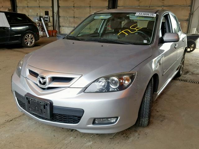 JM1BK343971746749 - 2007 MAZDA 3 HATCHBAC SILVER photo 2