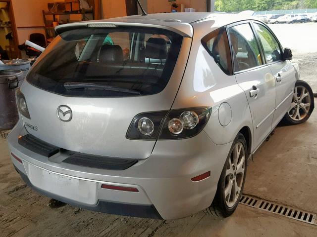 JM1BK343971746749 - 2007 MAZDA 3 HATCHBAC SILVER photo 4