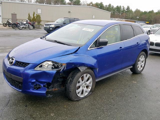 JM3ER29L870123406 - 2007 MAZDA CX-7 BLUE photo 2