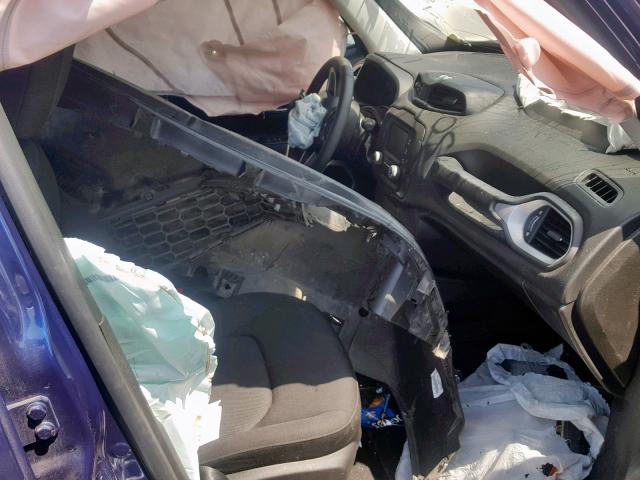 ZACCJAAB6JPG67747 - 2018 JEEP RENEGADE S ლურჯი ფოტო 5