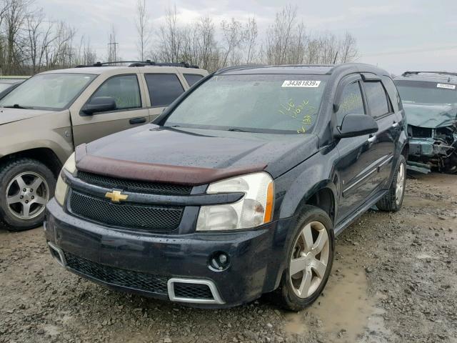 2CNDL537186047910 - 2008 CHEVROLET EQUINOX SP BLACK photo 2