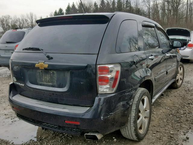 2CNDL537186047910 - 2008 CHEVROLET EQUINOX SP BLACK photo 4