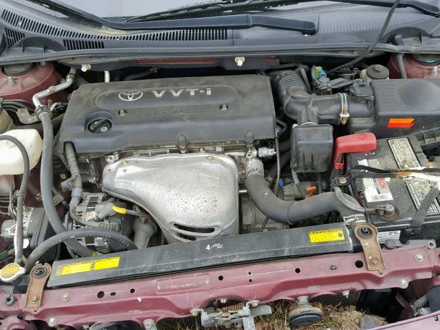 JTKDE167360106893 - 2006 TOYOTA SCION TC RED photo 7