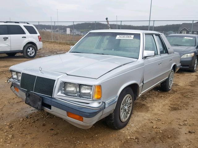 1C3BC56K9JF235151 - 1988 CHRYSLER LEBARON GRAY photo 2