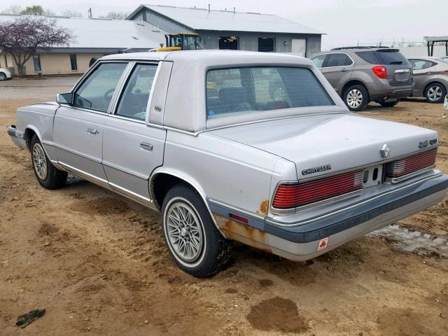 1C3BC56K9JF235151 - 1988 CHRYSLER LEBARON GRAY photo 3