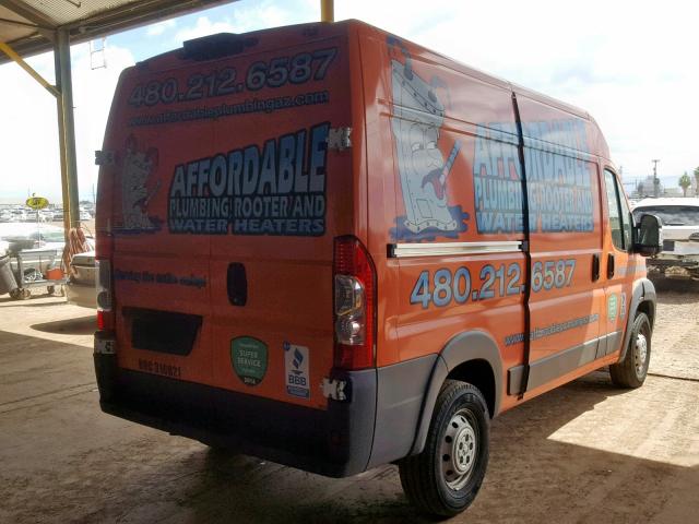 3C6TRVCG2HE514838 - 2017 RAM PROMASTER 橙色 照片 4