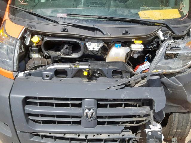 3C6TRVCG2HE514838 - 2017 RAM PROMASTER 橙色 照片 7