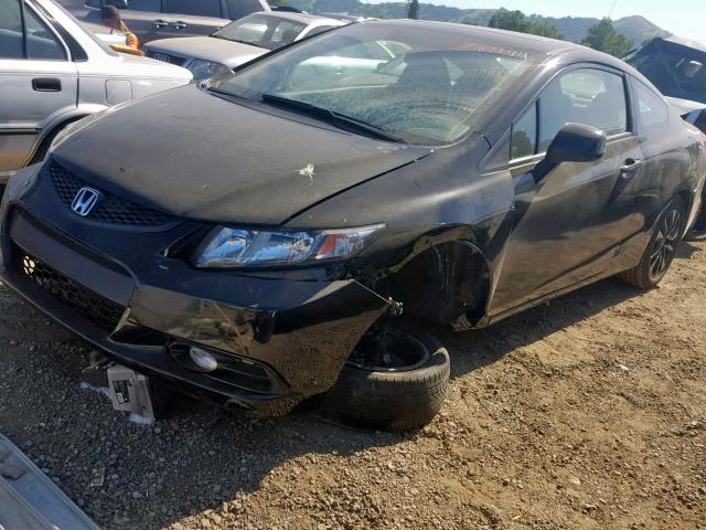 2HGFG3B05DH500579 - 2013 HONDA CIVIC EXL BLACK photo 2