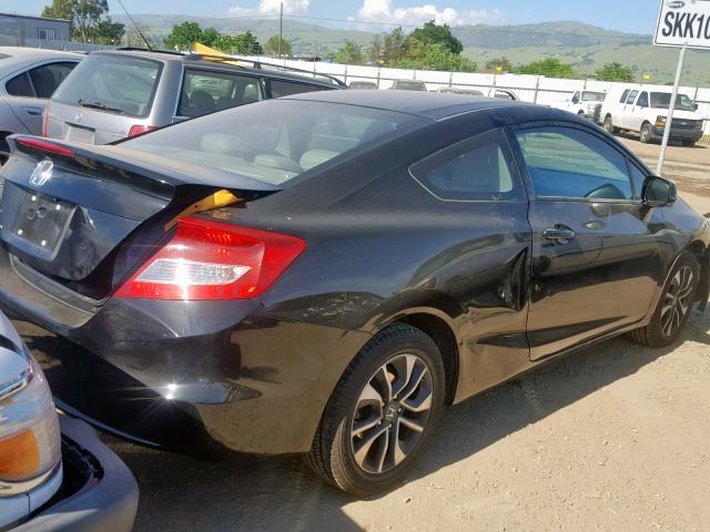 2HGFG3B05DH500579 - 2013 HONDA CIVIC EXL BLACK photo 4