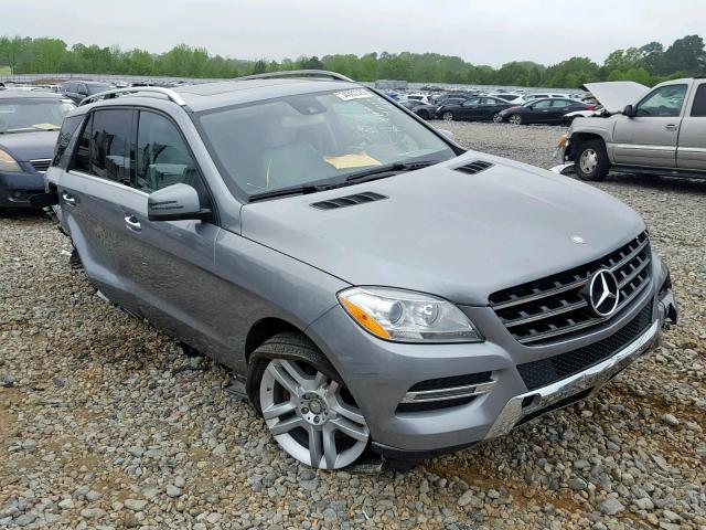 4JGDA5JB0EA410841 - 2014 MERCEDES-BENZ ML 350 SILVER photo 1