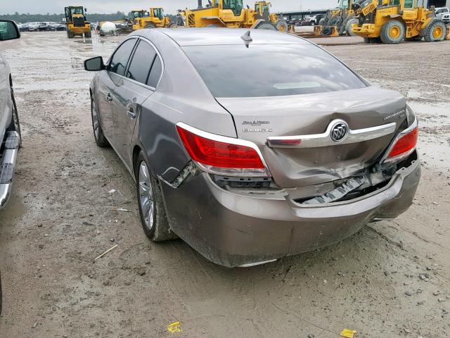 1G4GE5EDXBF335416 - 2011 BUICK LACROSSE C BROWN photo 3