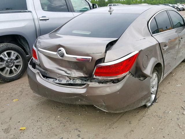 1G4GE5EDXBF335416 - 2011 BUICK LACROSSE C BROWN photo 9