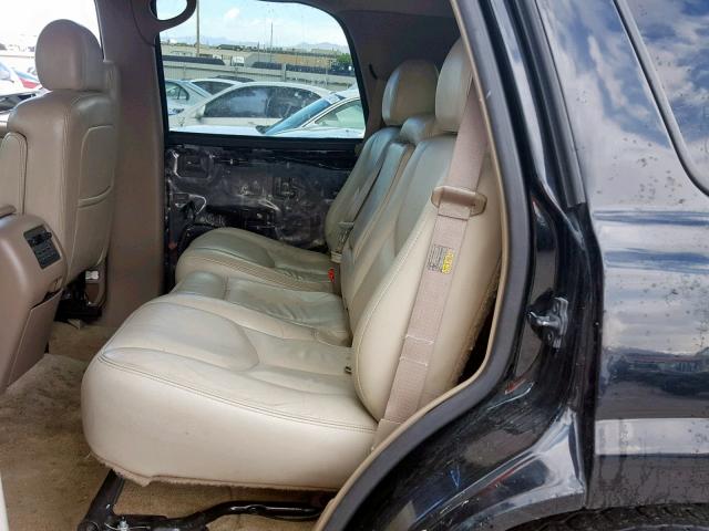 1GKEK13Z43J152818 - 2003 GMC YUKON BLACK photo 6