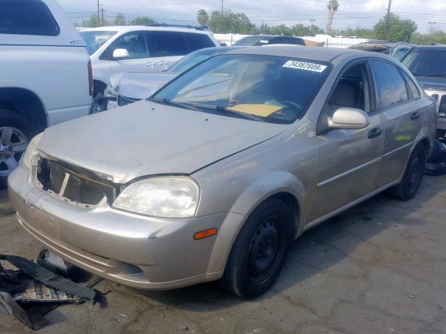 KL5JD56Z66K458673 - 2006 SUZUKI FORENZA TAN photo 2