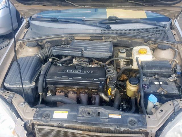 KL5JD56Z66K458673 - 2006 SUZUKI FORENZA TAN photo 7