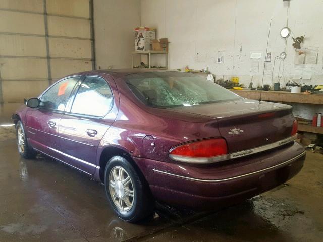 1C3EJ56H0WN304409 - 1998 CHRYSLER CIRRUS LXI MAROON photo 3