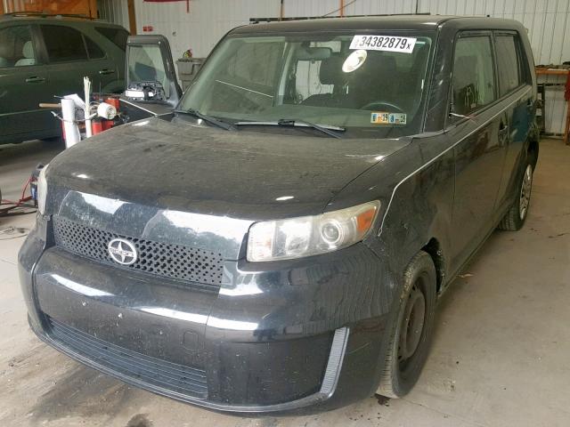 JTLKE50E191061873 - 2009 TOYOTA SCION XB შავი ფოტო 2