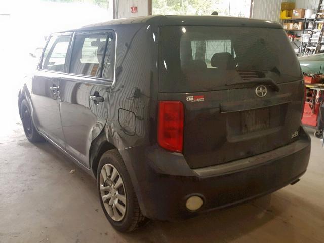JTLKE50E191061873 - 2009 TOYOTA SCION XB შავი ფოტო 3