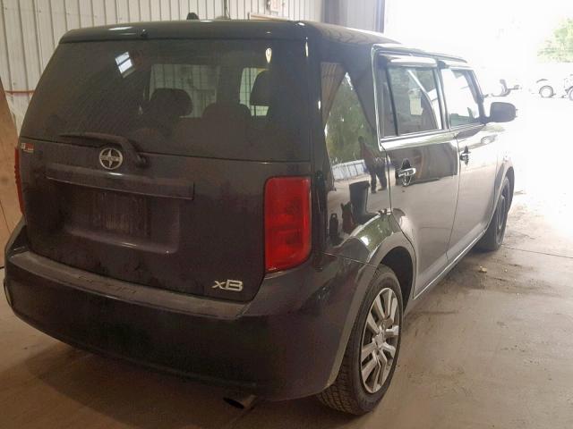 JTLKE50E191061873 - 2009 TOYOTA SCION XB შავი ფოტო 4