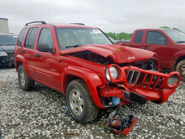 1J4GL58K24W190583 - 2004 JEEP LIBERTY LI RED photo 1