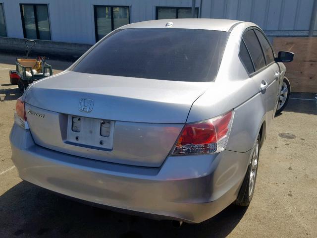 1HGCP26848A073090 - 2008 HONDA ACCORD EXL SILVER photo 4