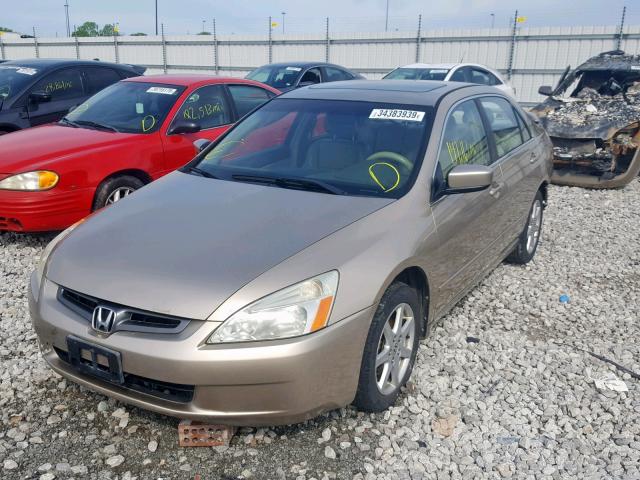 1HGCM66853A090263 - 2003 HONDA ACCORD EX GOLD photo 2