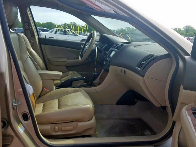 1HGCM66853A090263 - 2003 HONDA ACCORD EX GOLD photo 5