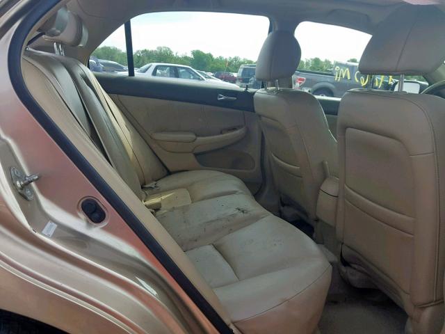 1HGCM66853A090263 - 2003 HONDA ACCORD EX GOLD photo 6