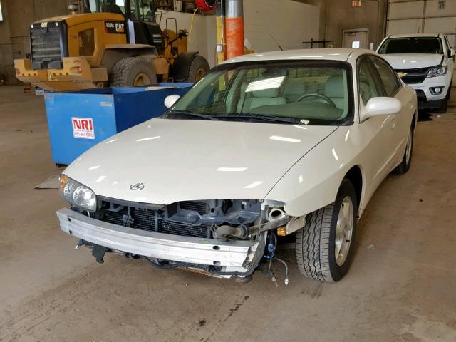 1G3GR64H514253350 - 2001 OLDSMOBILE AURORA WHITE photo 2