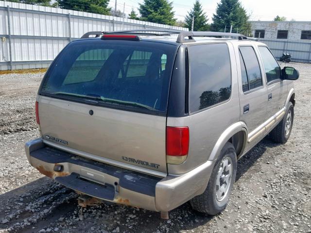 1GNDT13X83K121947 - 2003 CHEVROLET BLAZER GOLD photo 4