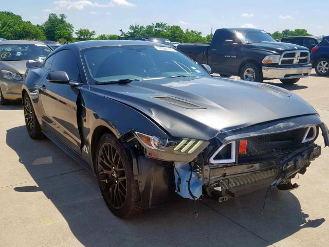 1FA6P8CF9H5247221 - 2017 FORD MUSTANG GT GRAY photo 1