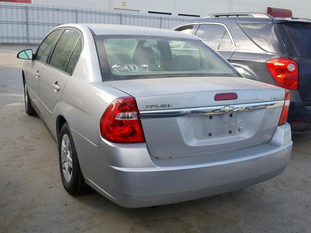 1G1ZS58F37F306357 - 2007 CHEVROLET MALIBU LS SILVER photo 3
