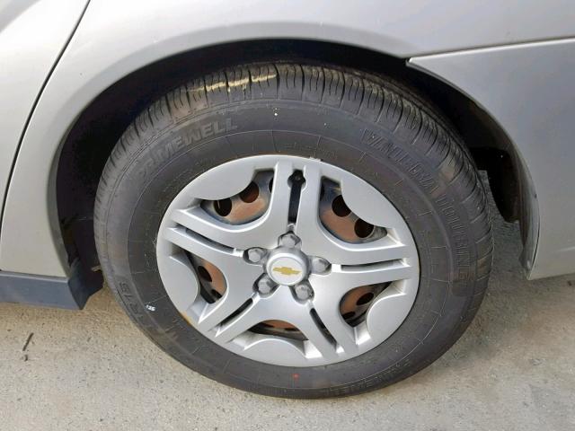 1G1ZS58F37F306357 - 2007 CHEVROLET MALIBU LS SILVER photo 9