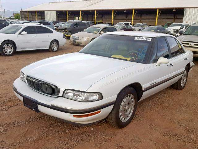 1G4HP52K5VH579310 - 1997 BUICK LESABRE CU WHITE photo 2