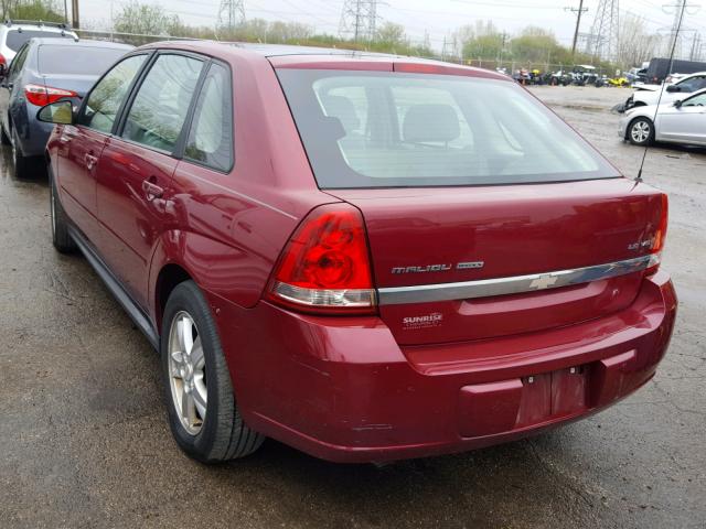 1G1ZT64874F207403 - 2004 CHEVROLET MALIBU MAX წითელი ფოტო 3