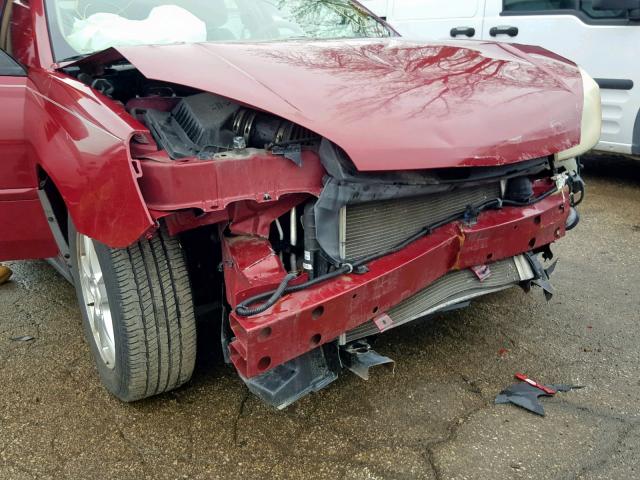 1G1ZT64874F207403 - 2004 CHEVROLET MALIBU MAX წითელი ფოტო 9