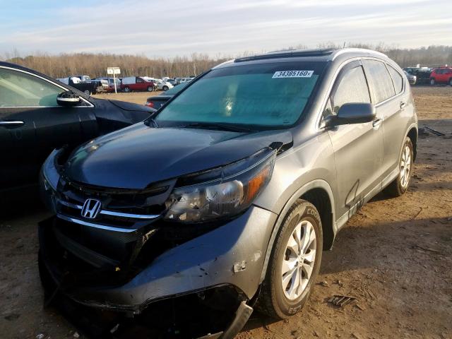 2HKRM3H77DH506299 - 2013 HONDA CR-V EXL  photo 2