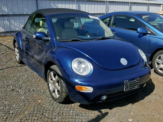 3VWCD31Y74M323209 - 2004 VOLKSWAGEN NEW BEETLE 蓝色 照片 1
