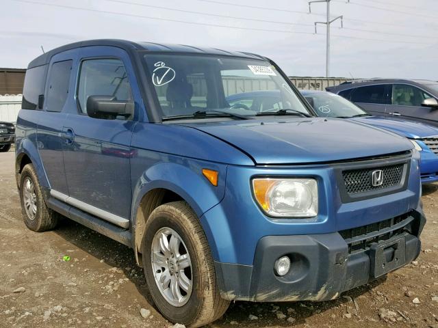 5J6YH28706L018945 - 2006 HONDA ELEMENT EX BLUE photo 1