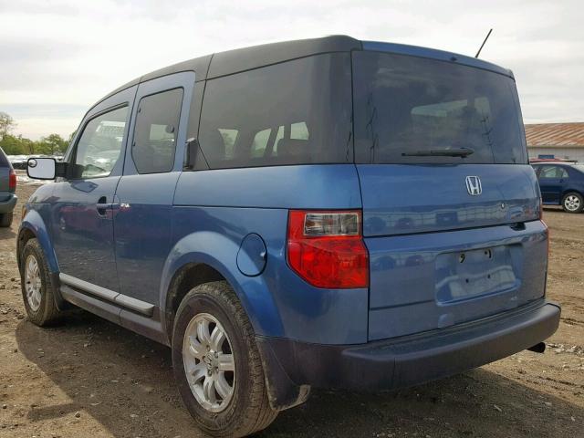 5J6YH28706L018945 - 2006 HONDA ELEMENT EX BLUE photo 3