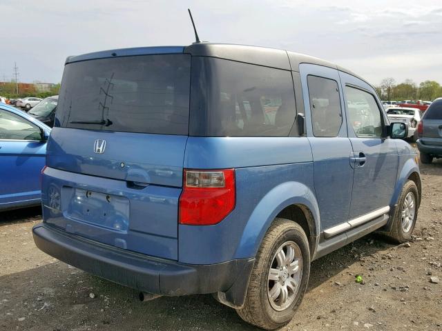 5J6YH28706L018945 - 2006 HONDA ELEMENT EX BLUE photo 4