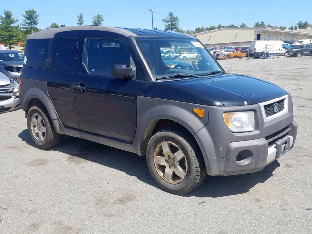 5J6YH28674L012743 - 2004 HONDA ELEMENT EX BLACK photo 1